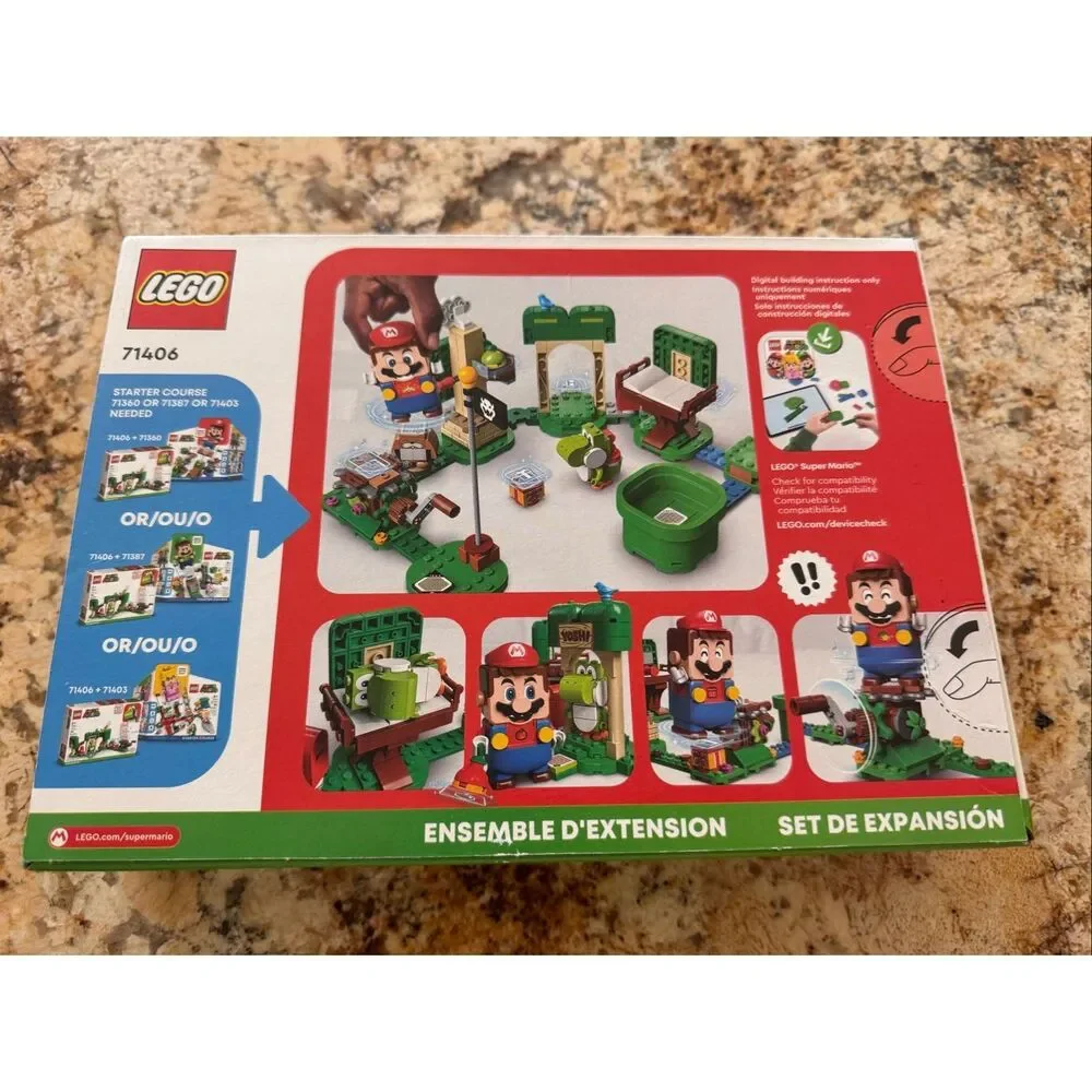 Super Mario Lego set, 246 pieces new in box